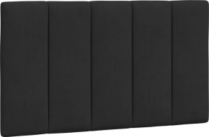 vidaXL Łóżko z materacem, czarne, 90x190 cm, aksamitne 5