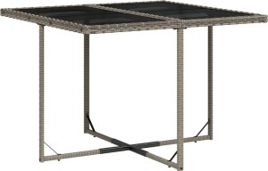 vidaXL 9-cz. zestaw mebli ogrodowych z poduszkami, szary, rattan PE 3