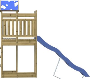 vidaXL Plac zabaw do ogrodu, impregnowane drewno sosnowe 6