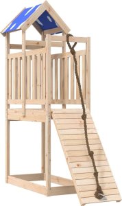 vidaXL Plac zabaw do ogrodu, lite drewno sosnowe 2