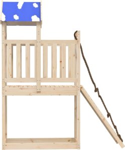 vidaXL Plac zabaw do ogrodu, lite drewno sosnowe 6