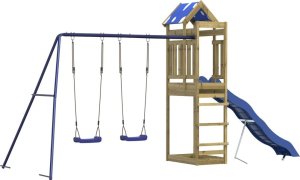 vidaXL Plac zabaw do ogrodu, impregnowane drewno sosnowe 2