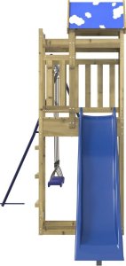 vidaXL Plac zabaw do ogrodu, impregnowane drewno sosnowe 6