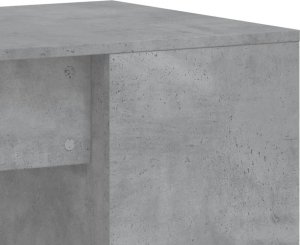 Biurko vidaXL Szare 102 cm x 50 cm 7