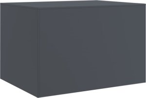 vidaXL Stolik kawowy, antracytowy, 67x50x44 cm, stal 9