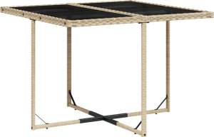 vidaXL 5-cz. zestaw mebli ogrodowych z poduszkami, mieszany beż 4