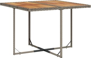 vidaXL 9-cz. zestaw mebli ogrodowych z poduszkami, szary, rattan PE 3