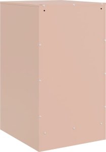 vidaXL Szafka nocna, różowa, 34,5x39x62 cm, stal 10