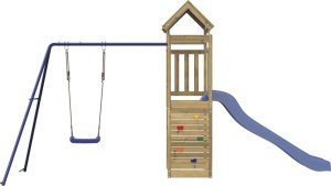 vidaXL Plac zabaw do ogrodu, impregnowane drewno sosnowe 3