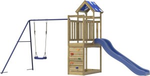 vidaXL Plac zabaw do ogrodu, impregnowane drewno sosnowe 4