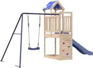 vidaXL Plac zabaw do ogrodu, lite drewno sosnowe 2