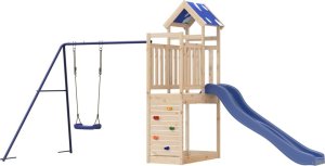 vidaXL Plac zabaw do ogrodu, lite drewno sosnowe 4
