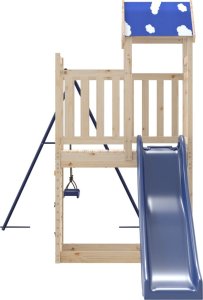 vidaXL Plac zabaw do ogrodu, lite drewno sosnowe 5