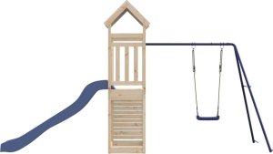 vidaXL Plac zabaw do ogrodu, lite drewno sosnowe 7