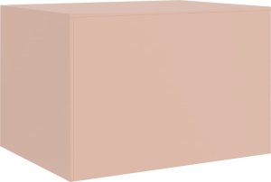 vidaXL Stolik kawowy, różowy, 67x50x44 cm, stal 9