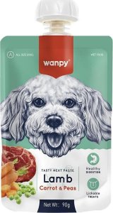 Wanpy Wanpy Pasta Dla Psa Jagnięcina Marchewka Groszek 90g 1