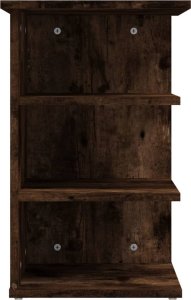 vidaXL Szafka boczna, przydymiony dąb, 35x35x55 cm 6