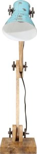 Lampa stołowa vidaXL Lampa stołowa, 25 W, postarzany niebieski, 23x18x96 cm, E27 3