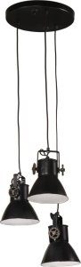 Lampa wisząca vidaXL Lampa wisząca, 25 W, czarna, 30x30x100 cm, 17 cm, E27 2