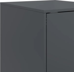 vidaXL Szafka, antracytowa, 34,5x39x107 cm, stal 11