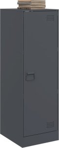 vidaXL Szafka, antracytowa, 34,5x39x107 cm, stal 4