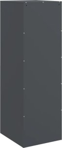vidaXL Szafka, antracytowa, 34,5x39x107 cm, stal 9