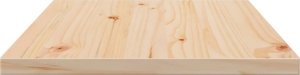 vidaXL Blaty do stolika, 2 szt., 90x45x2,5 cm, prostokątne, sosnowe 7