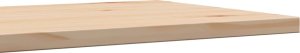 vidaXL Blaty do stolika, 2 szt., 90x45x2,5 cm, prostokątne, sosnowe 8