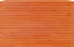 vidaXL Donica ogrodowa, woskowy brąz, 110x40x68,5 cm, drewno sosnowe 5