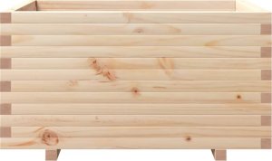 vidaXL Donica ogrodowa, 90x60x49,5 cm, lite drewno sosnowe 5