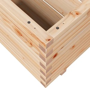 vidaXL Donica ogrodowa, 90x60x49,5 cm, lite drewno sosnowe 8