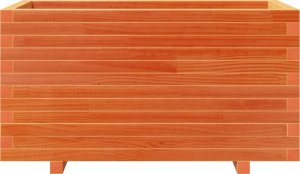 vidaXL Donica ogrodowa, woskowy brąz, 90x40x49,5 cm, drewno sosnowe 5