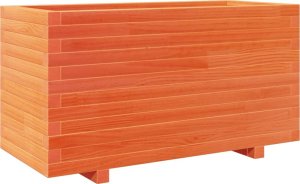 vidaXL Donica ogrodowa, woskowy brąz, 90x40x49,5 cm, drewno sosnowe 7