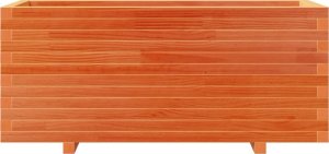 vidaXL Donica ogrodowa, woskowy brąz, 110x40x49,5 cm, drewno sosnowe 5