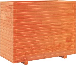 Skrzynia ogrodowa vidaXL Donica ogrodowa, woskowy brąz, 90x40x72,5 cm, drewno sosnowe 7