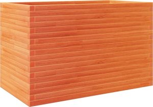 vidaXL Donica ogrodowa, woskowy brąz, 110x60x68,5 cm, drewno sosnowe 7