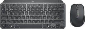 Klawiatura + mysz Logitech Logitech MX Keys Mini Combo for Business klawiatura Dołączona myszka RF Wireless + Bluetooth QWERTY Duński, Fiński, Norweski, Szwecki Grafitowy 1