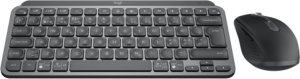 Klawiatura + mysz Logitech MX Keys Mini Combo for Business klawiatura Dołączona myszka RF Wireless + Bluetooth QWERTY Duńska Fińska Norweska Szwedzka Grafitowy 2