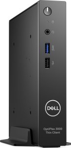 Komputer Dell OptiPlex 3000 Thin Client - Thin Client - DTS - 1 x Pentium Silver N6005 / 2 GHz - RAM 8 GB - SSD 256 GB - NVMe, Class 35 - UHD Graphics - 1GbE, Wi-Fi 6E - WLAN: Bluetooth, 802.11a/b/g/n/ac/ax (Wi-Fi 6E) - Win 10 IoT Enterprise 2021 LTSC - M 3
