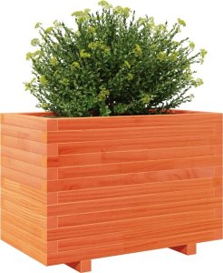vidaXL Donica ogrodowa, woskowy brąz, 70x40x49,5 cm, drewno sosnowe 4