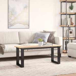 vidaXL Blat do stołu, 110x40x1,7 cm, prostokątny, lite drewno sosnowe 3