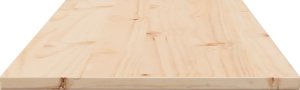 vidaXL Blat do stołu, 110x40x1,7 cm, prostokątny, lite drewno sosnowe 6