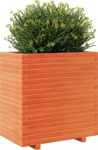 vidaXL Donica ogrodowa, woskowy brąz, 70x40x72,5 cm, drewno sosnowe 4
