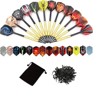 ATL DA201 Zest. 12 rzutek do dart 100 grotów  + 42 piórka 3