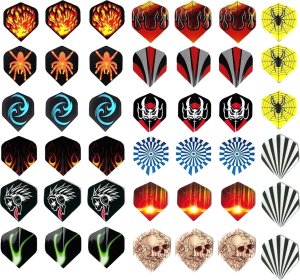 ATL DA201 Zest. 12 rzutek do dart 100 grotów  + 42 piórka 4