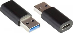 Adapter USB Alcasa Alcasa USB-AD300 zmieniacz płci / kabli USB 3.0 / USB 3.1 (Gen. 1) A USB C Czarny 1