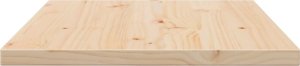 vidaXL Blaty do stolika, 3 szt., 80x47x2,5 cm, prostokątne, sosnowe 7