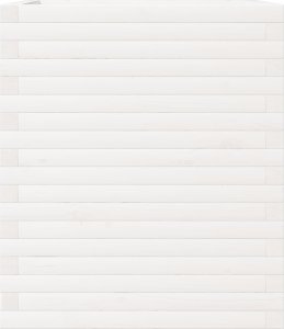 vidaXL Donica ogrodowa, biała, 60x60x68,5 cm, lite drewno sosnowe 5