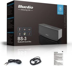 Głośnik Bluedio BS-3, Bluetooth V4.1, Czarny 5