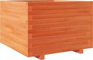 vidaXL Donica ogrodowa, woskowy brąz, 70x70x49,5 cm, drewno sosnowe 2